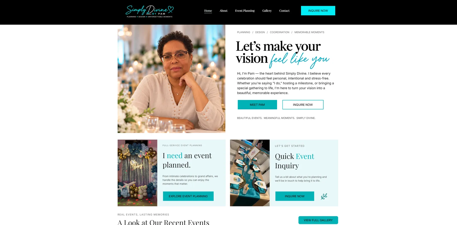 Simply Divine by Pam: Wedding & event planner